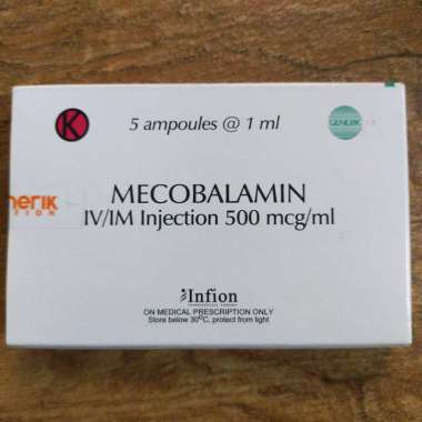 Mecobalamin inejection 500 mg