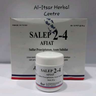 Salep 2-4 AFIAT 30 Gram / Salep Kulit / Kadas / Kudis / Kurap / Kutu Air / Gatal Gatal / Exim / Kuti