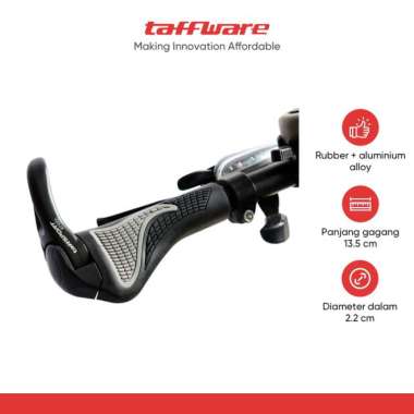 TaffSPORT Gagang Sepeda Rubber Ergonomic Grip MTB Handlebar