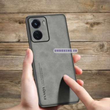 Case IQOO Z7 Z7X 5G - Casing IQOO Z7 Z7X 5G Case Leather Premium IQOO Z7 Hitam