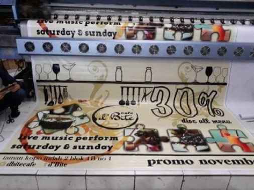 CETAK / PRINT SPANDUK / BANNER MURAH bahan 280