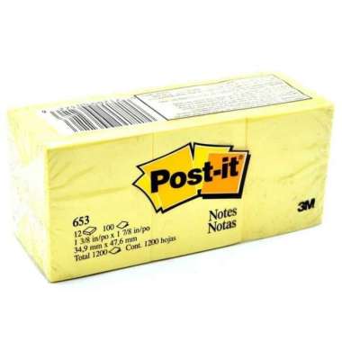 Post it 653 YELLOW
