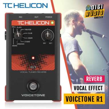 Efek Vocal Reverb for Live & Sudio TC HELICON VOICETONE R1 - Vocal Effect