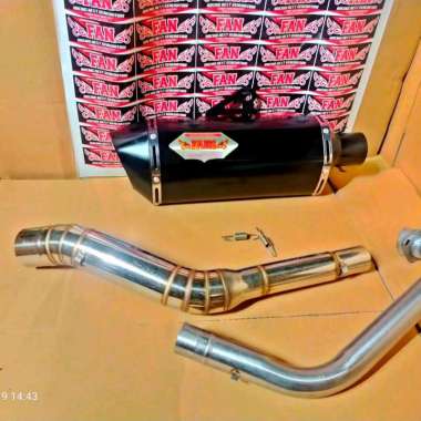 Knalpot Racing FANS VIXION R15 XSR 150 CBR150R CB150R GSX-R MT15 VERZA 150 TIGER MXKING Xabre 150 CB