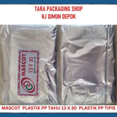KANTONG PLASTIK BENING PP TAHU 13 X 30  PLASTIK PP TIPIS merk MASCOT