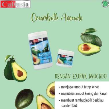 CULTUSIA CREAMBATH 1000gr / CREAMBATH SALON AVOCADO