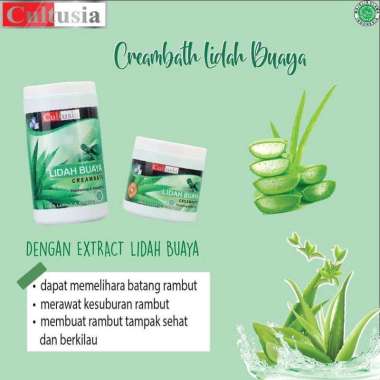 CULTUSIA CREAMBATH 1000gr / CREAMBATH SALON LIDAH BUAYA