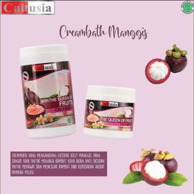 CULTUSIA CREAMBATH 1000gr / CREAMBATH SALON KULIT MANGGIS