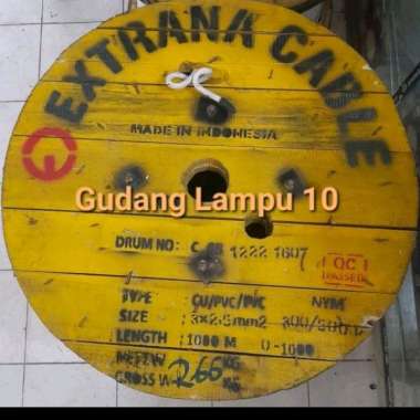 Kabel Listrik NYM 3X2.5 EXTRANA Kawat Tunggal Meteran