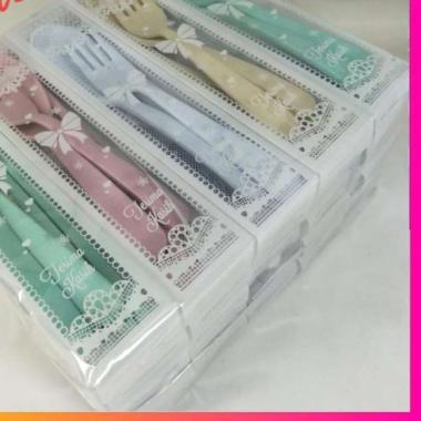 Souvenir Nikah Sendok Garpu Sumpit Plastik Go Green Lokal Kemas Mika