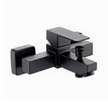KRAN SHOWER PANAS DINGIN KOTAK STAINLESS / KRAN PANAS DINGIN HITAM