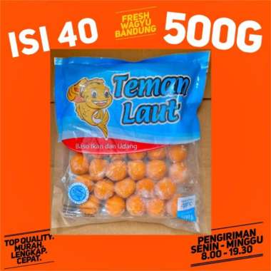 TEMAN LAUT BASO IKAN UDANG Fish Ball Kuah Suki Shabu Steamboat 500g