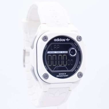 Jam Tangan Adidas City Tech Two - Jam Tangan Digital Resin Original White