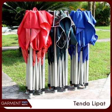 Tenda Jualan Lipat Atap Terpal 2x2 3x3 Stand Jualan Outdoor PKL Bazaar Praktis PACKING STANDART 300 