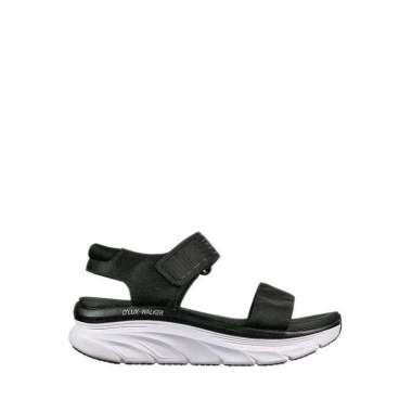 Sandals Wanita Skechers Relaxed Fit D'lux Walker New Block Black Original 38