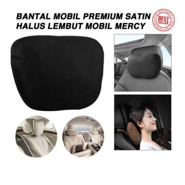 Bantal Mobil Premium Mercy S Class Halus Lembut Nyaman Mewah UNIVERSAL Cream