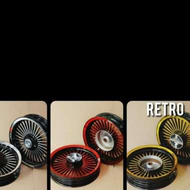 Velg Racing Vario 125 , 150 Old Ke Atas Top Type Retro Ring 14 Multicolor
