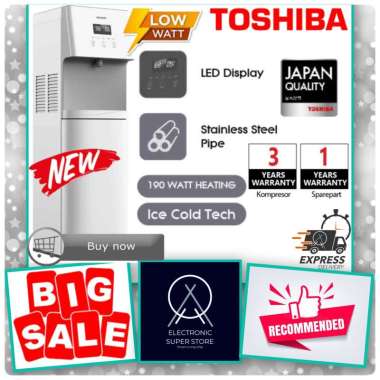 DISPENSER TOSHIBA GALON BAWAH RWF-W1830BN RWF W1830BN W1830BN ICE COLD TECHNOLOGY BOTTOM LOADING DIS