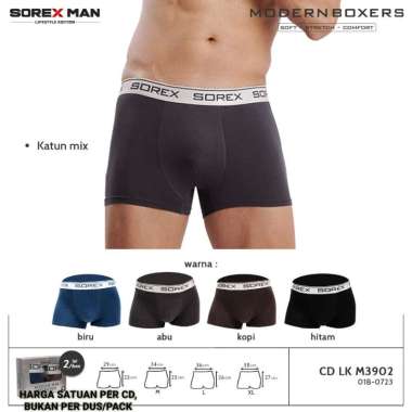 SOREX CD 3902 - CELANA DALAM BOXER PRIA M