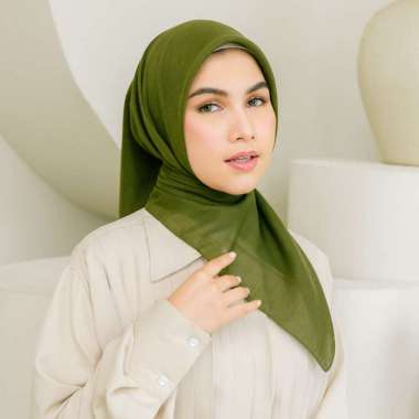 Lozy Hijab - Theya Voal (Hijab Segiempat Voal) Army