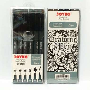 Drawing Pen Set Joyko Waterproof Dp-298S Multicolor
