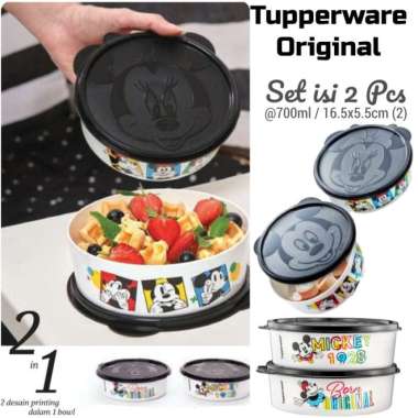 Tupperware Bekal Tempat Makan Disney Multivariasi Multicolor