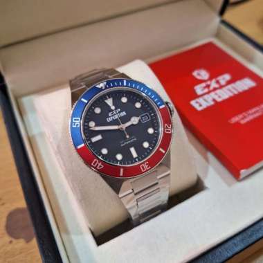 JAM TANGAN PRIA EXPEDITION ORIGINAL EXP 6851 MA BLUE RED