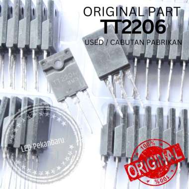 TRANSISTOR HORIZONTAL TT2206 TT 2206 TR POWER DUMPER CABUTAN ORIGINAL