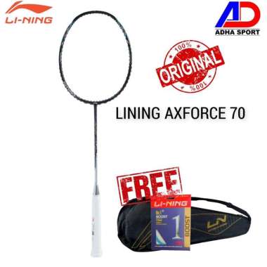 Raket Badminton Lining Axforce 70 4U / 5U Original Raket Bulutangkis ADHA SPORT Tanpa Pasang 5U