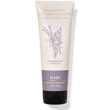 BATH & BODY WORKS BBW AROMATHERAPHY SLEEP CEDARWOOD VANILLA ULTIMATE HYDRATION MOISTURIZING BODY CRE