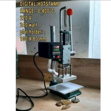 Mesin Emboss Hot Stamp Kulit dan Foil Digital Temperature Controller