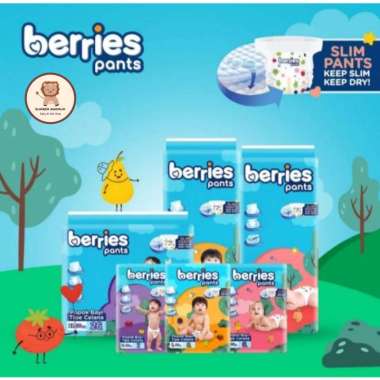 Berries Pants Popok Berries mini pack M9 - L8 - XL7 M9