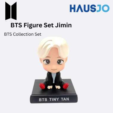 BTS Figure Set Collection Jimin White Hair Bubble Hair