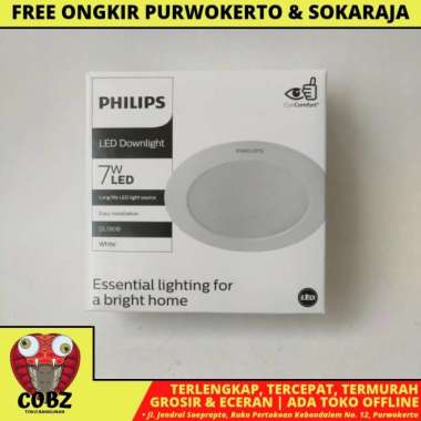 7 WATT / PHILIPS LAMPU LED DOWNLIGHT ERIDANI INLITE POTENS PLAFON