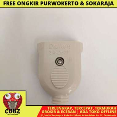 DAIKEN Dk 883 Steker Kontra Cewek Colokan Gepeng Cream Per Pcs