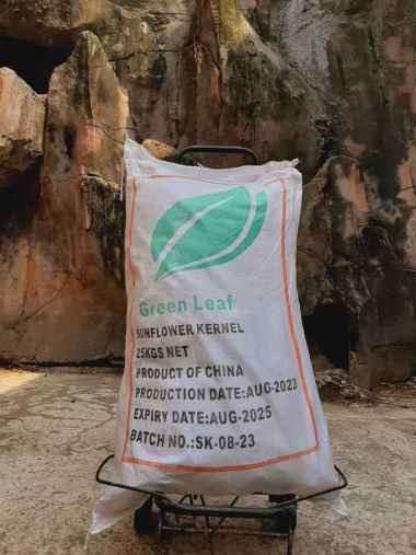 Grosir-Sak 25Kg Organic Roasted Sunflower seed / Kwaci kupas / Biji Bunga Matahari