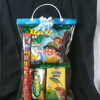 Bingkisan Ulang Tahun Anak Snack Susu Ultra Pita Tarik