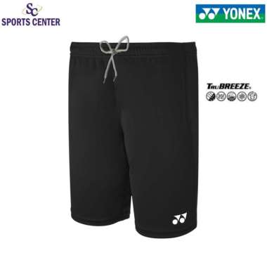 New Celana Pendek Yonex Badminton Tru Breeze 2635 Jet Black White L
