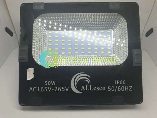 Allesco lampu sorot led 50 watt 50watt led tembak 50 watt outdoor kuning