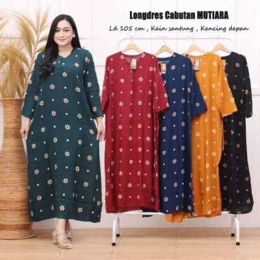 LONGDRESS CABUTAN BUSUI LD 110 DASTER BATIK LENGAN PANJANG KANCING DEPAN BUSUI LONG DRESS LENGAN PAN
