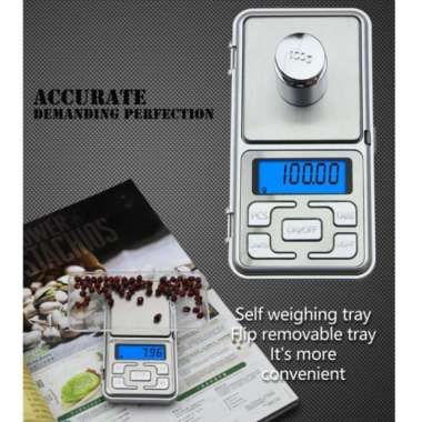 Timbangan Emas Portable 100g - Pocket Scale Size 0,01 0.01 Gram Multivariasi