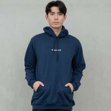 Houseofcuff Jaket Jumper Hoodie Tebal Premium Glow In The Dark Navy M