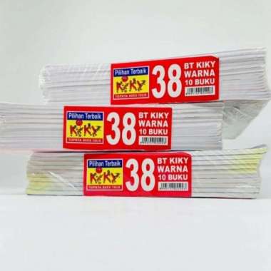 Buku Tulis KIKY 38 Lembar Berwarna