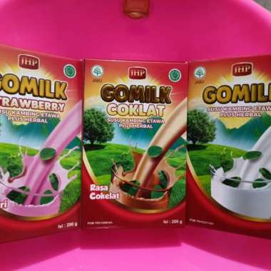susu kambing ETAWA PLUS HERBAL GOMILK 200G - original original