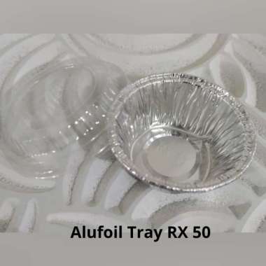 Alumunium Foil RX 50 / Aluminium Foil Cup RX - 50 + Lid (25 pcs)