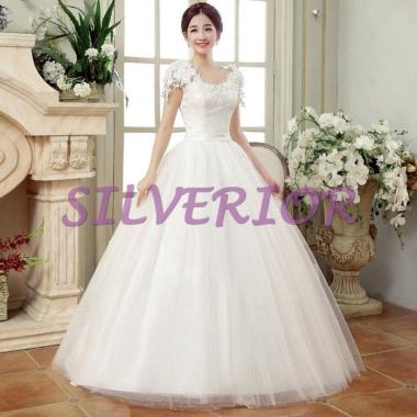 Baju Pakaian Gaun Pesta Nikah Kawin Pengantin Bride Wedding Lace Manik