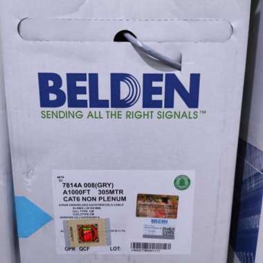 Kabel LAN Belden CAT6e 1 ROLL 305M (1000FT) Indoor