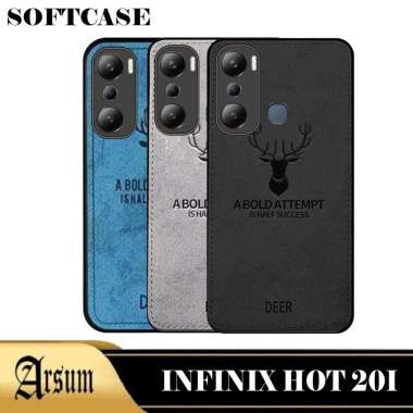 Promo Case DEER Infinix Hot 20i 2022 Softcase Motif Jeans Casing Handphone hardcase silicon terbaru 