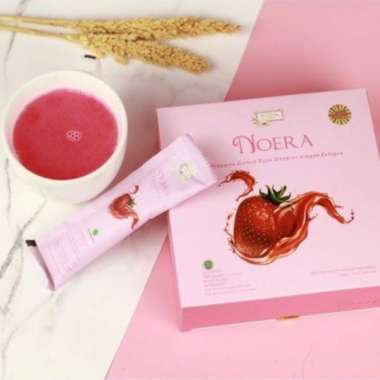 Noera Collagen Drink 1 Box isi 15 Sachet BPOM HALAL Minuman Kolagen Original