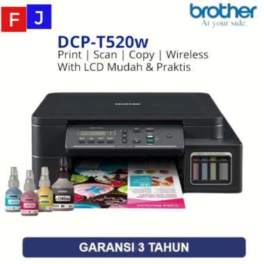 BROTHER Printer DCP-T520W Ink Tank Printer WIFI Wireless GARANSI RESMI